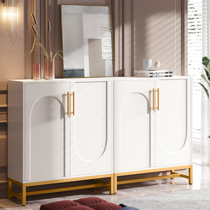 Sideboard Buffet Cabinet with with Adjustable Shelf