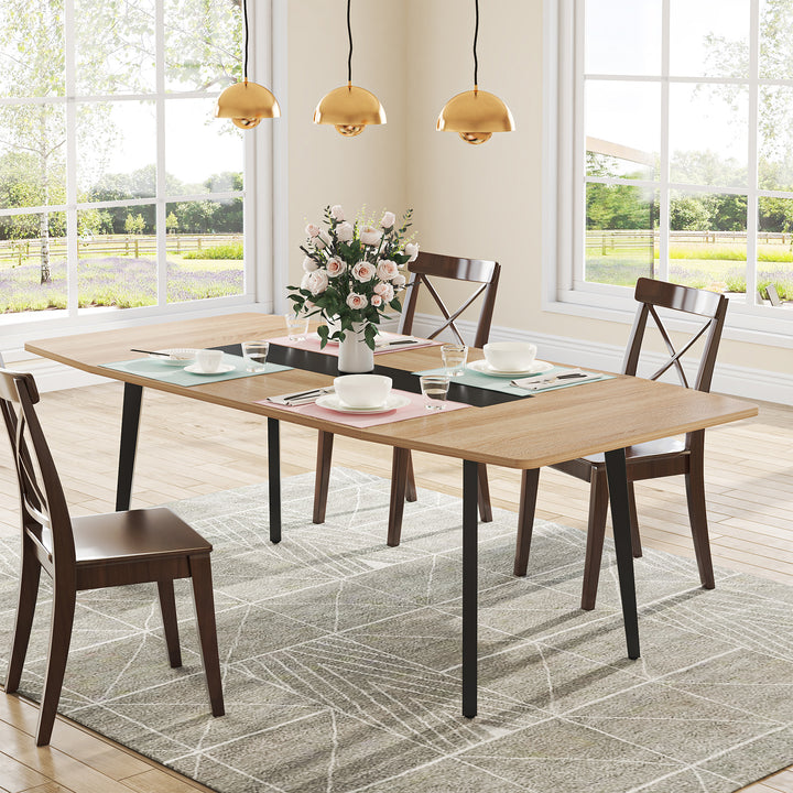 Rectangle Dining Table Kitchen Table for 6